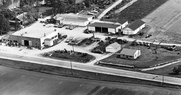 Vintage Aerial photo from 1964 in Jefferson County, WI