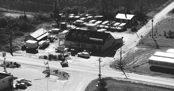 Vintage Aerial photo from 1983 in Iredell County, NC