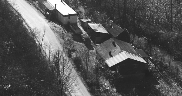 Vintage Aerial photo from 1984 in Logan County, WV