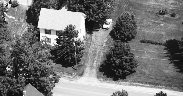 Vintage Aerial photo from 1995 in Oxford County, ME