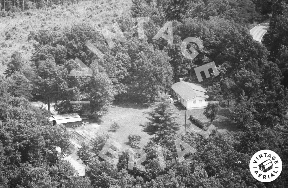 Vintage Aerial Virginia Nelson County 1990 53CNE18