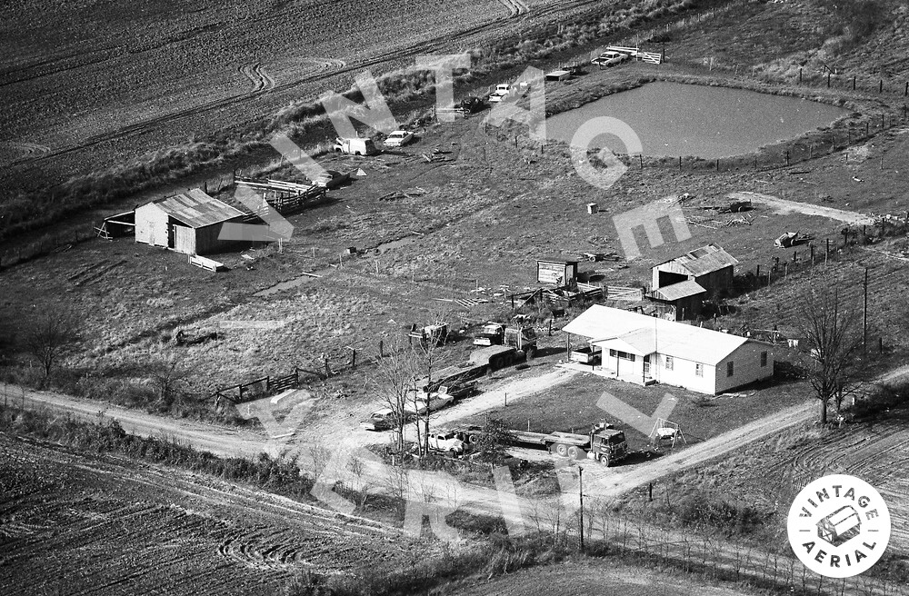Vintage Aerial Missouri Scott County 1975 4HSC15