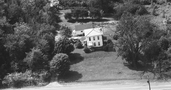 Vintage Aerial photo from 1974 in Mercer County, PA