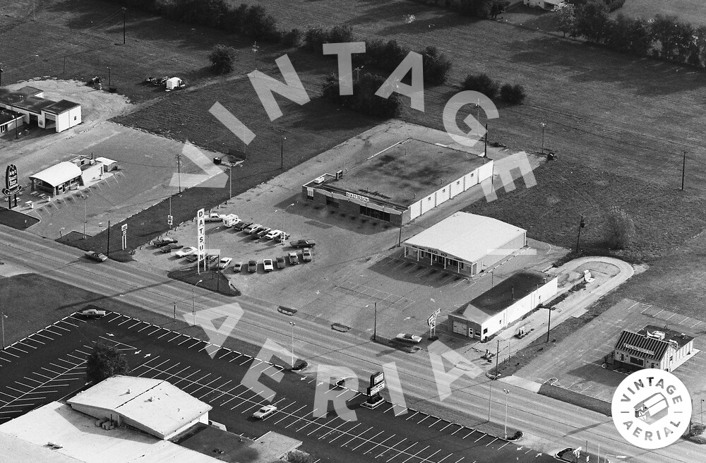 Vintage Aerial Illinois Knox County 1973 10LKN22