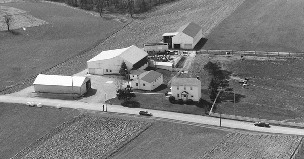 Vintage Aerial photo from 1998 in Butler County, PA