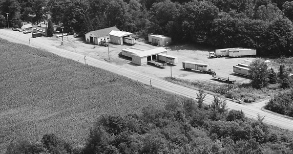 Vintage Aerial photo from 1980 in Lawrence County, PA