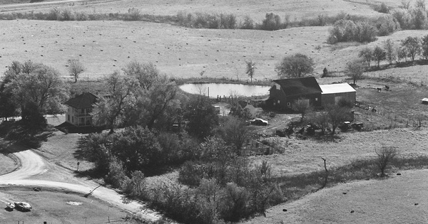 Vintage Aerial photo from 1976 in Sullivan County, MO