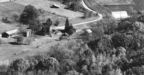 Vintage Aerial photo from 1980 in Jo Daviess County, IL