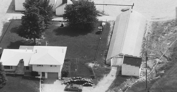 Vintage Aerial photo from 1990 in Fayette County, IL
