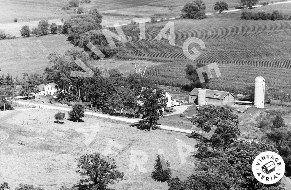 Vintage Aerial Illinois Stephenson County 1974 16CST2