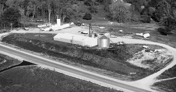 Vintage Aerial photo from 1982 in Allamakee County, IA