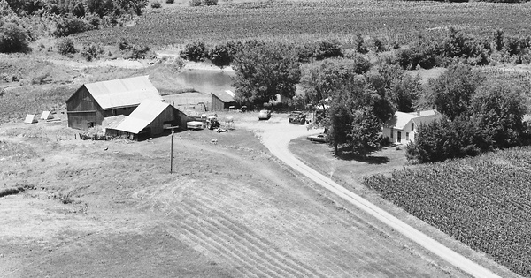 Vintage Aerial photo from 1979 in Jackson County, KS