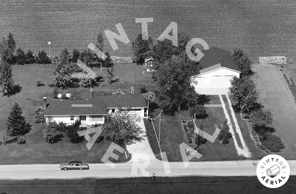 Vintage Aerial Michigan Grand Traverse County 1985 5TGR26