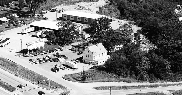 Vintage Aerial photo from 1972 in Dubuque County, IA