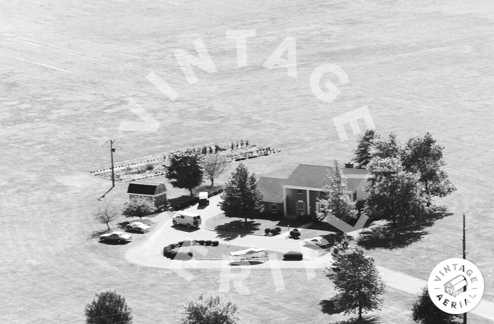Vintage Aerial Indiana Hendricks County 1983 102XHE15