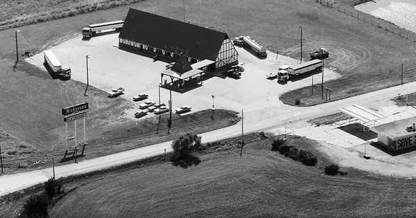 Vintage Aerial photo from 1983 in Pottawattamie County, IA