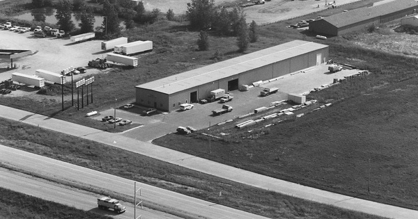 Vintage Aerial photo from 1984 in Polk County, IA
