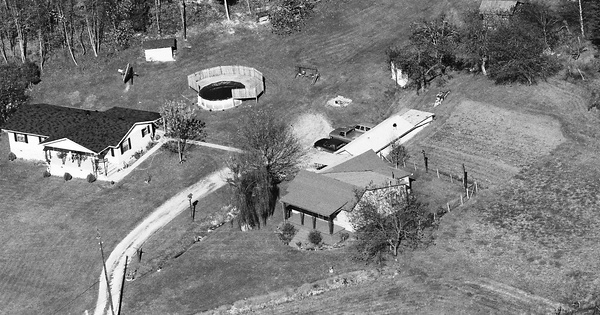 Vintage Aerial photo from 1984 in Pike County, KY
