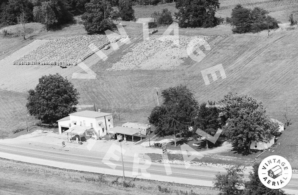 Vintage Aerial Kentucky Simpson County 1983 4JSI6