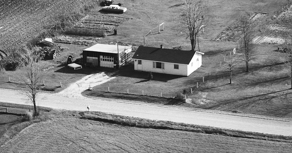 Vintage Aerial photo from 1982 in Arenac County, MI