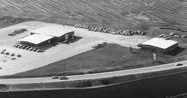 Vintage Aerial photo from 1983 in Fillmore County, MN