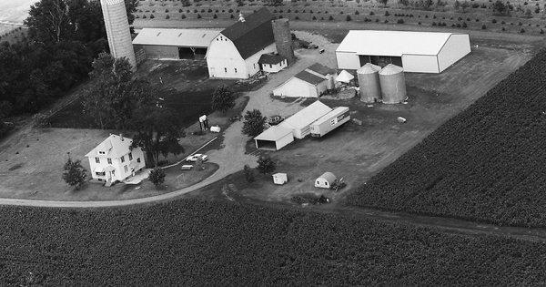 Vintage Aerial photo from 1987 in Dakota County, MN