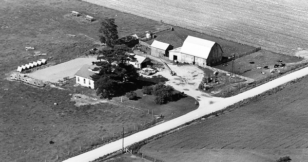 Vintage Aerial photo from 1964 in Miami County, IN