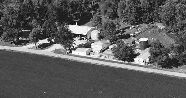 Vintage Aerial photo from 1996 in Madison County, IN