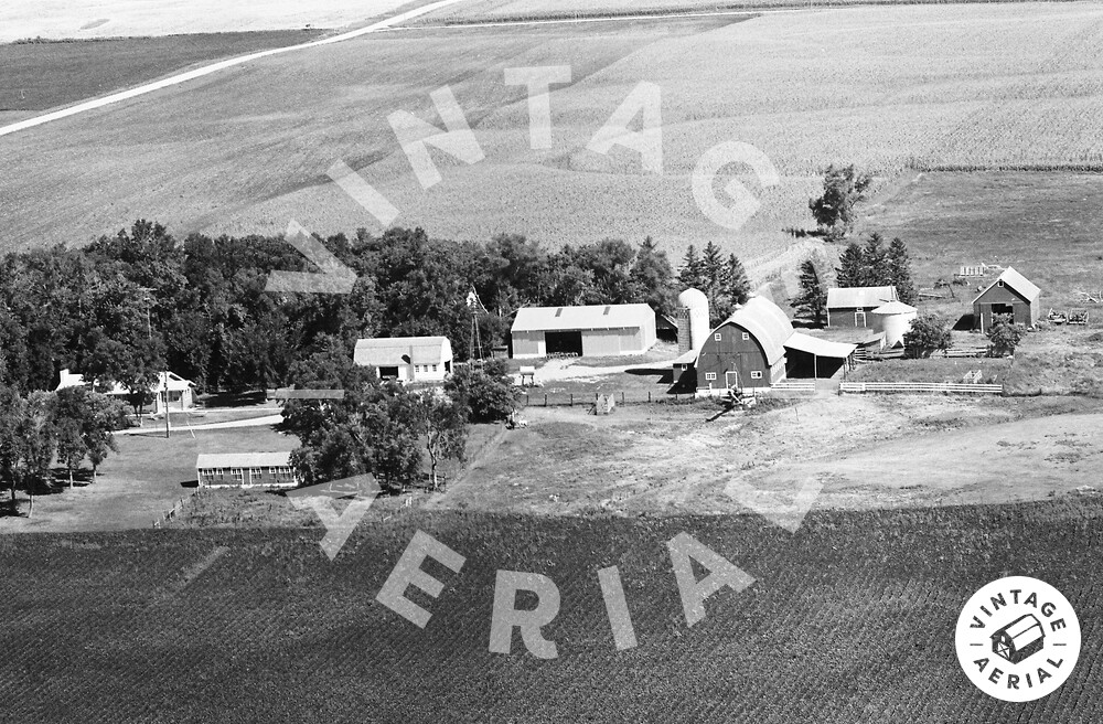 Vintage Aerial Minnesota Meeker County 1970 35PME11