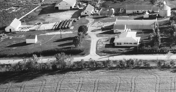 Vintage Aerial photo from 1988 in Plymouth County, IA