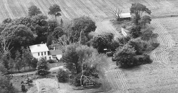 Vintage Aerial photo from 1980 in Mitchell County, IA