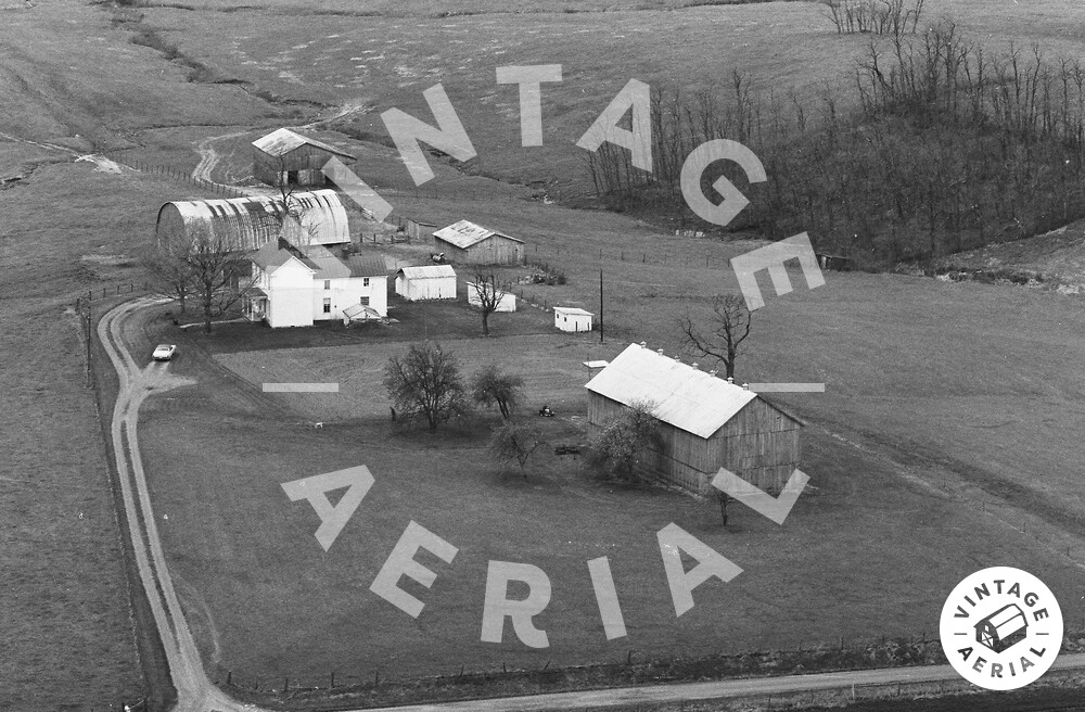 Vintage Aerial Kentucky Marion County 1982 7WMA18