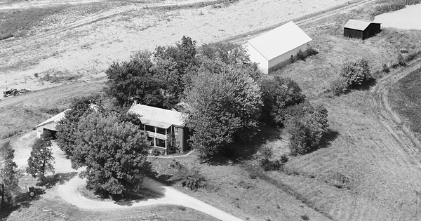 Vintage Aerial photo from 1980 in McLean County, KY