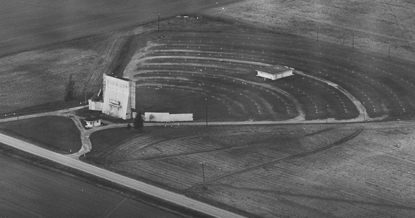 Vintage Aerial photo from 1981 in Huron County, MI