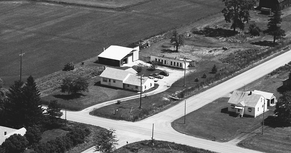 Vintage Aerial photo from 1983 in St. Clair County, MI