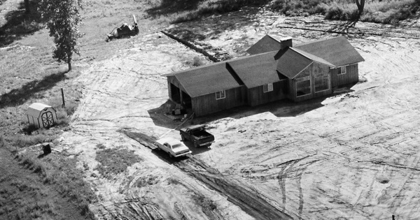 Vintage Aerial photo from 1982 in Pike County, IN