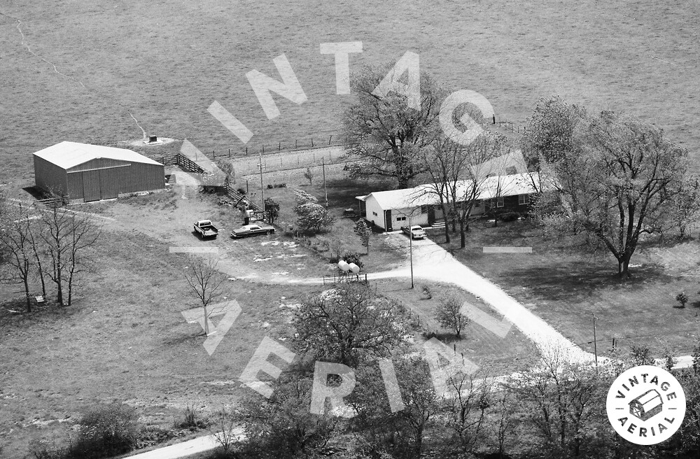 Vintage Aerial Missouri Greene County 1986 36KGR12