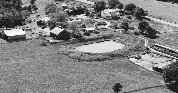Vintage Aerial photo from 1987 in Maries County, MO