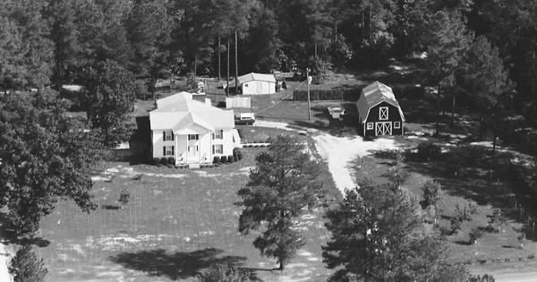 Vintage Aerial photo from 1987 in Hertford County, NC