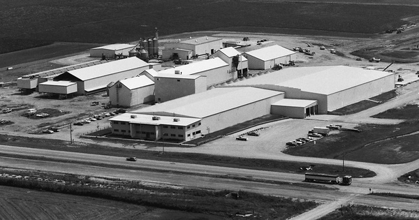Vintage Aerial photo from 1984 in Hall County, NE