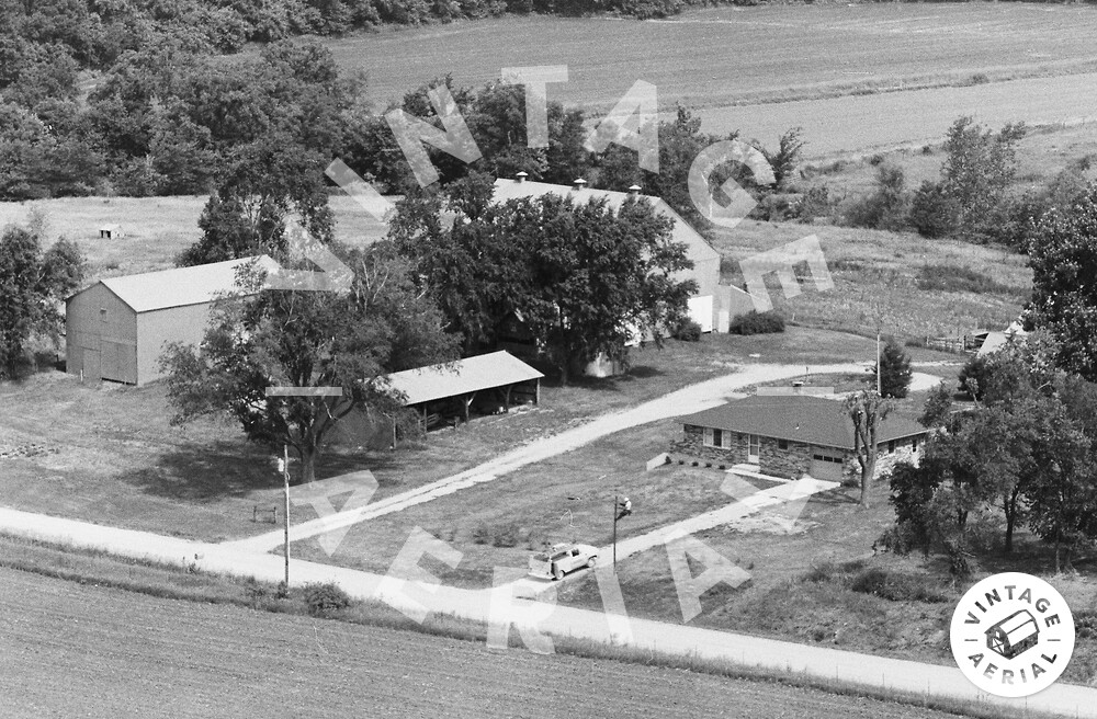 Vintage Aerial Missouri Platte County 1980 21OPL6