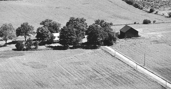 Vintage Aerial photo from 1976 in Crawford County, OH