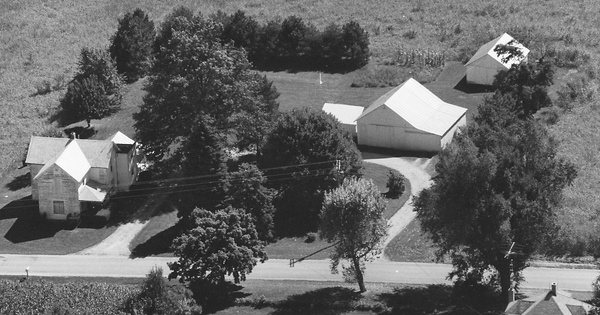 Vintage Aerial photo from 1995 in Seneca County, OH