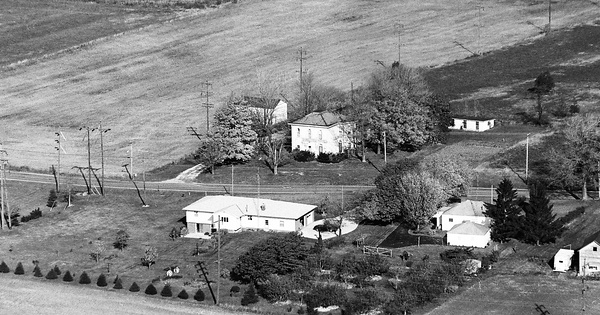 Vintage Aerial photo from 1974 in Richland County, OH