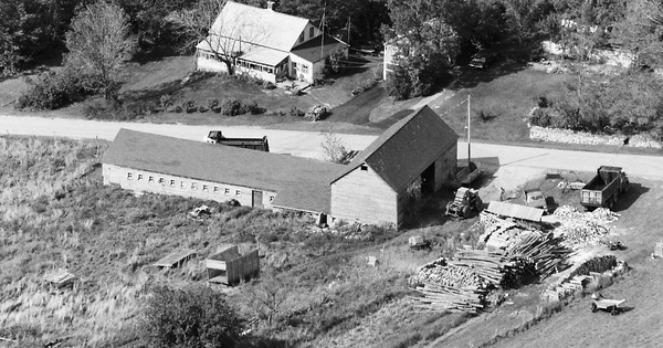 Vintage Aerial photo from 1988 in Bennington County, VT