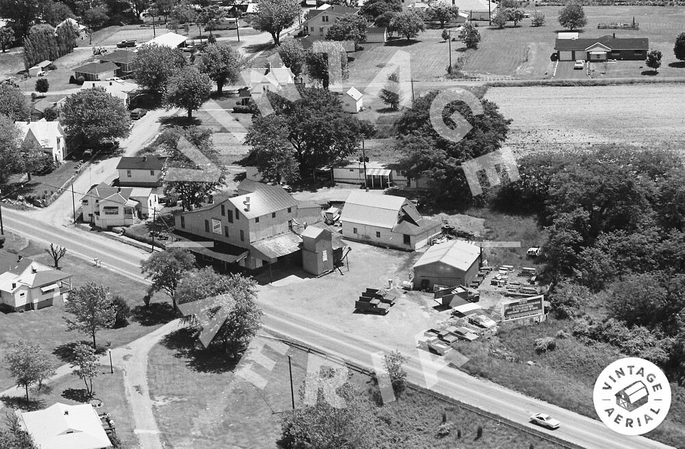 Vintage Aerial Ohio Adams County 1981 74HAD15