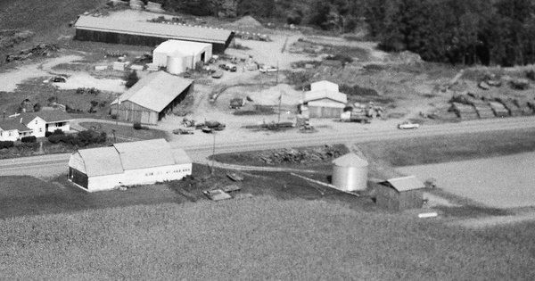 Vintage Aerial photo from 1987 in Steuben County, NY