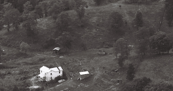 Vintage Aerial photo from 1987 in Hardy County, WV