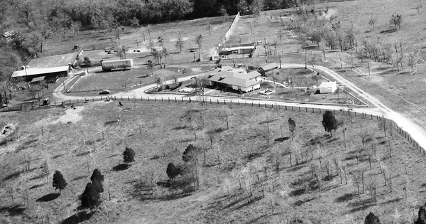 Vintage Aerial photo from 1994 in Bastrop County, TX