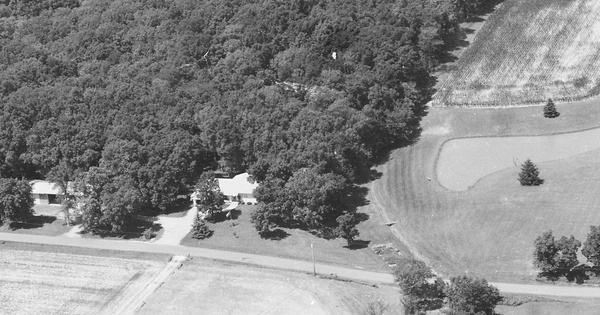 Vintage Aerial photo from 1995 in Defiance County, OH
